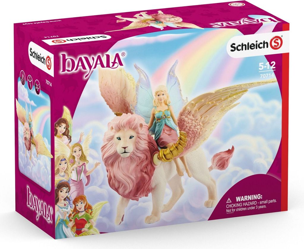Schleich Bayala Elfe auf geflügeltem Löwe 70714 Produktbild 2