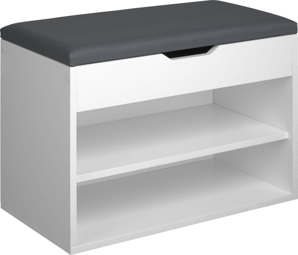 tectake® Jasmina panca per scarpe 60 x 30 x 43,5 cm Immagine del prodotto 