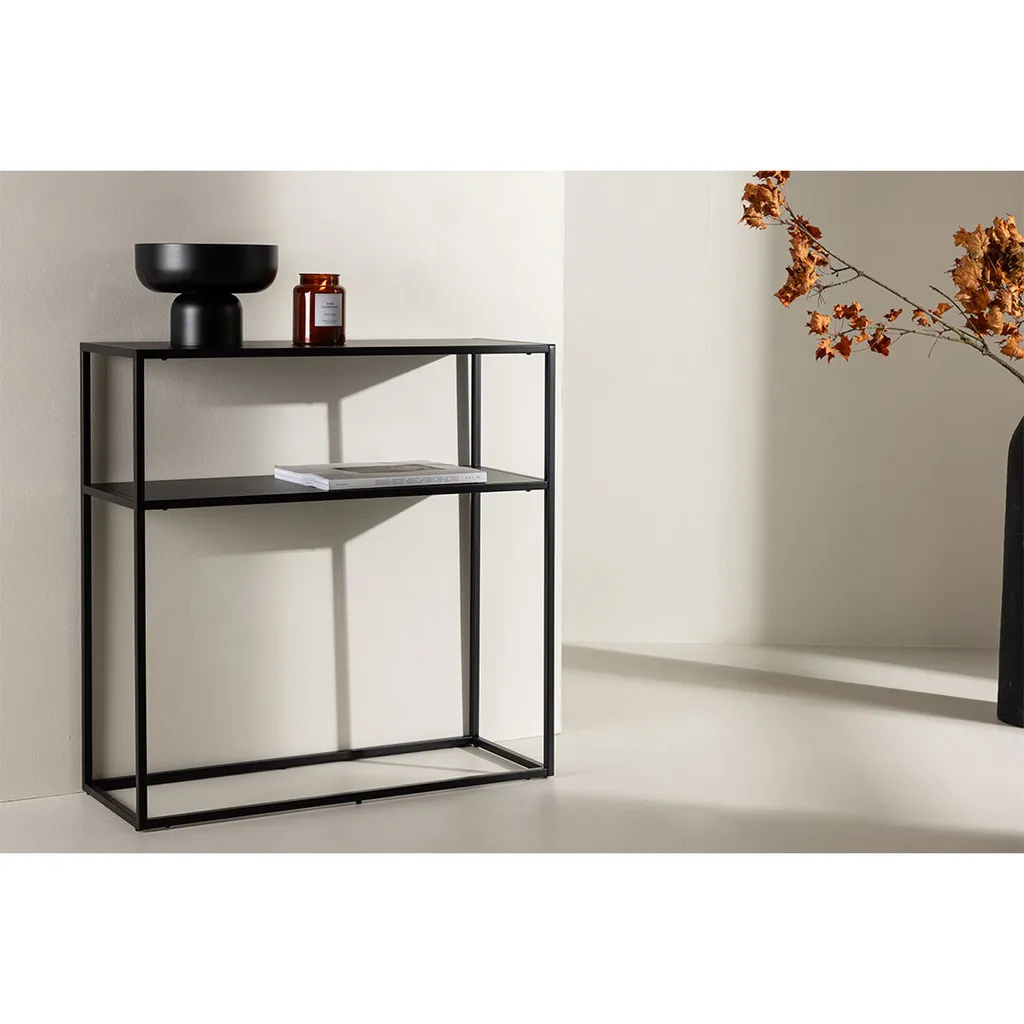 Offerta Consolle Georgetown Nero 1 Ripiano - Arredo Ingresso Slim - 4