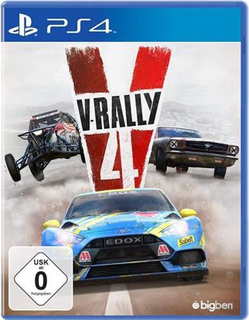 The image shows the front cover of a video game case for PlayStation 4.