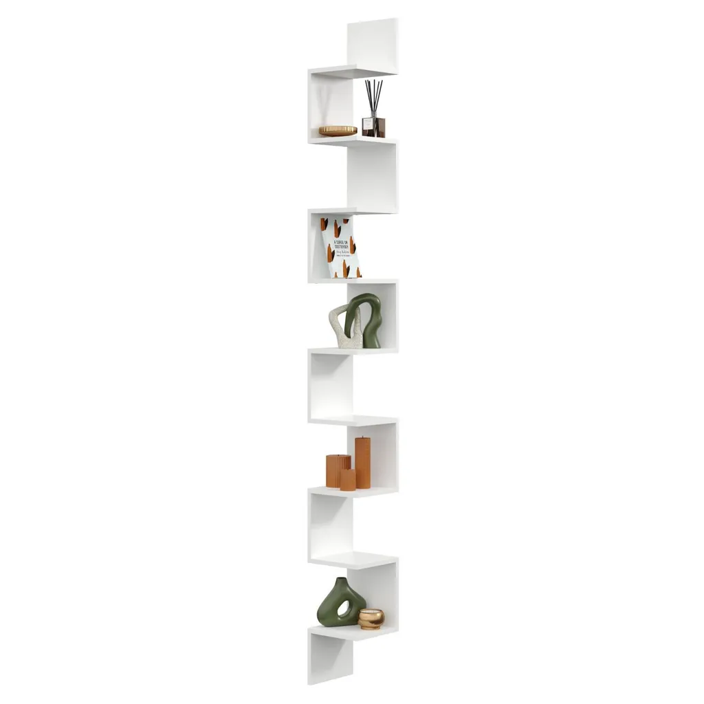 Étagère murale d'angle MEGA : optimisez les petits espaces de 256 cm