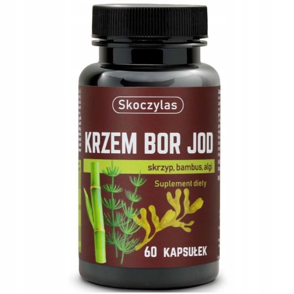Skoczylas KRZEM BOR JOD skóra włosy paznokcie. Zdjęcie produktu 