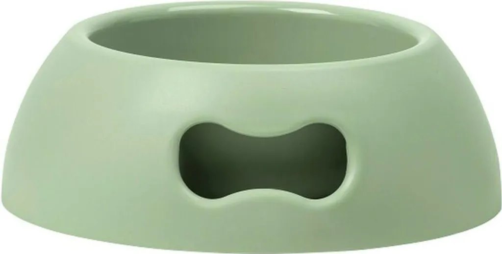 Grande gamelle stable United Pets Pappy vert pour repas chien 30 cm