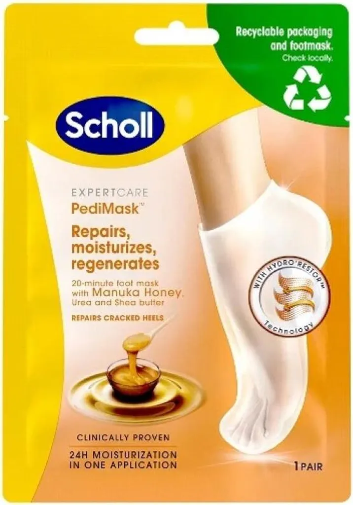 Scholl Expert Care Masque Pieds au Miel de Manuka - Hydratation 24h