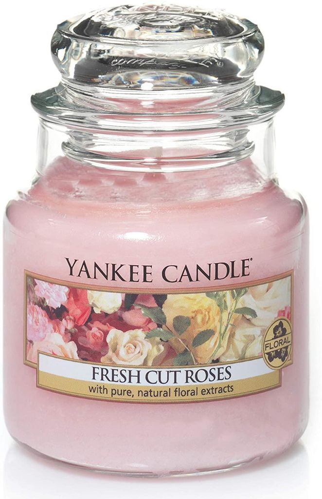 Yankee Candle Fresh cut Roses, Zylinder, Pink, Moschus, 20 Produktbild 