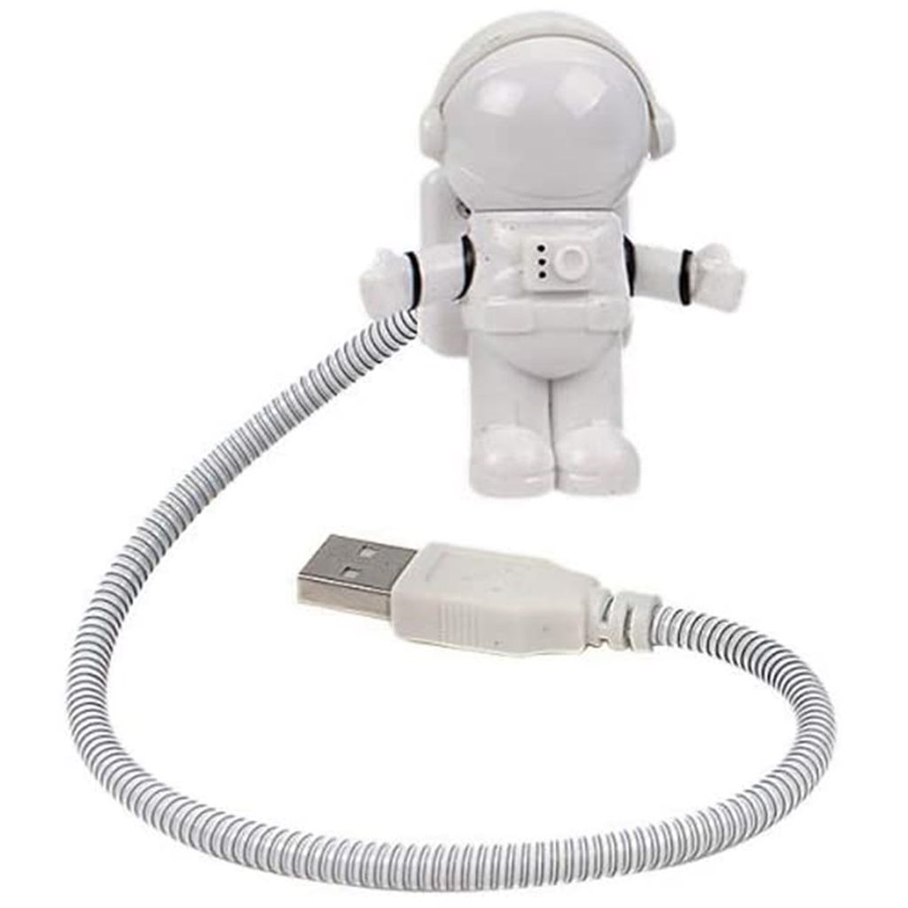 Mini USB LED Licht Leuchte Lampe biegbar Silber