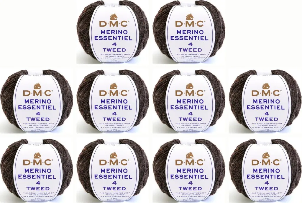 Fil DMC Merino Essentiel Tweed coloris 901 : douceur mérinos et style