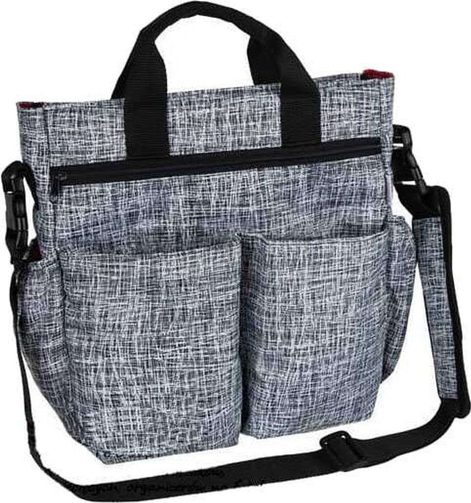 Große Tasche für einen Kinderwagen Graues Mosaik / Camicco