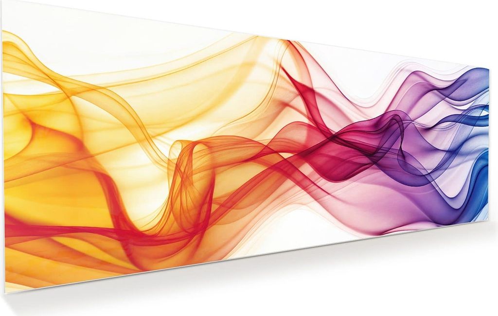 Glasbild 100x40cm in XXL für Wohnzimmer, Schlafzimmer Motiv Produktbild 