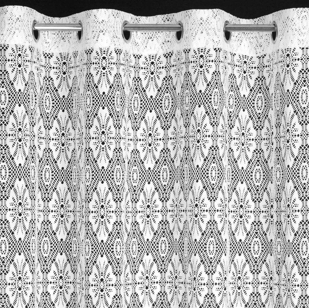 Eurofirany Tamay Tenda Con Occhielli E Pompon - Liscio Trasparente - Poliestere 140x250 Cm - Per Soggiorno E Camera Da Letto - 3