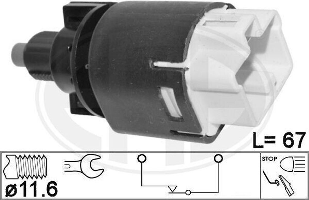 ERA Bremslichtschalter 331009 passend für PEUGEOT 4008 SUV elektrisch