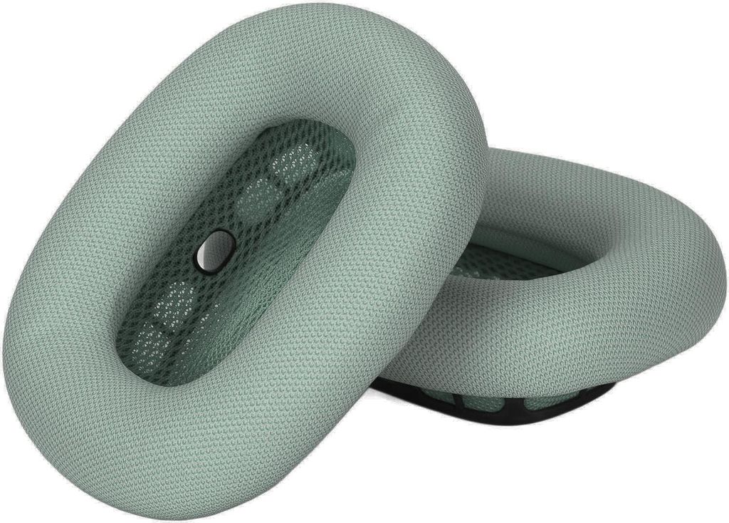Kopfhörer Ohrpolster Ersatz Weiches Gedächtnis Schaumstoff Protein Leder Ohrenschützer für Airpod MAX KopfhörerGrün