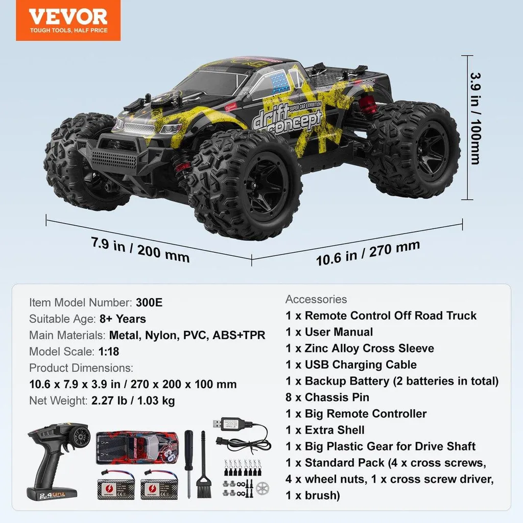 Voiture télécommandée de course pour jardin et parc - Tout-terrain - 7