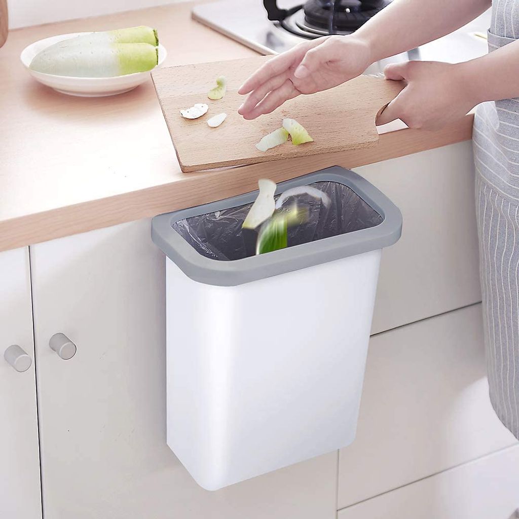 Kunststoff Küchenabfallbehälter Schranktür hängen große Mülleimer Aufbewahrungsb