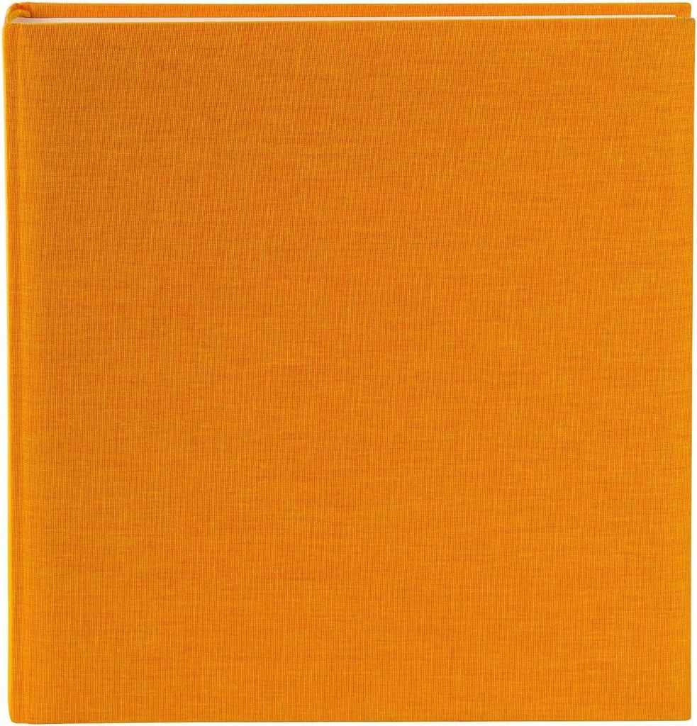 Buchgebundenes Fotoalbum - Gelb - Leinen - 30 x 31 cm