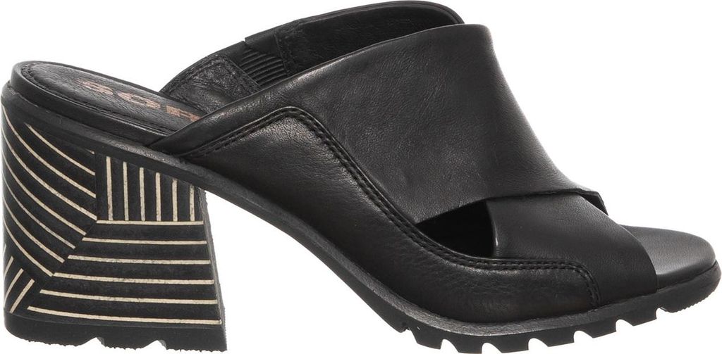 Sorel nadia mule black natural leder zln 0808