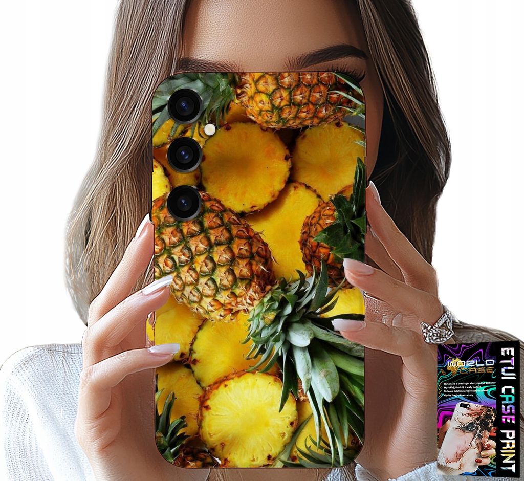 Gehäuse Für Samsung Galaxy M34 5G - Ananas Obst Fall Fall + Glas