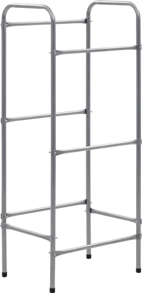 Meuble de tri sélectif et stockage cellier pour 3 caisses en acier