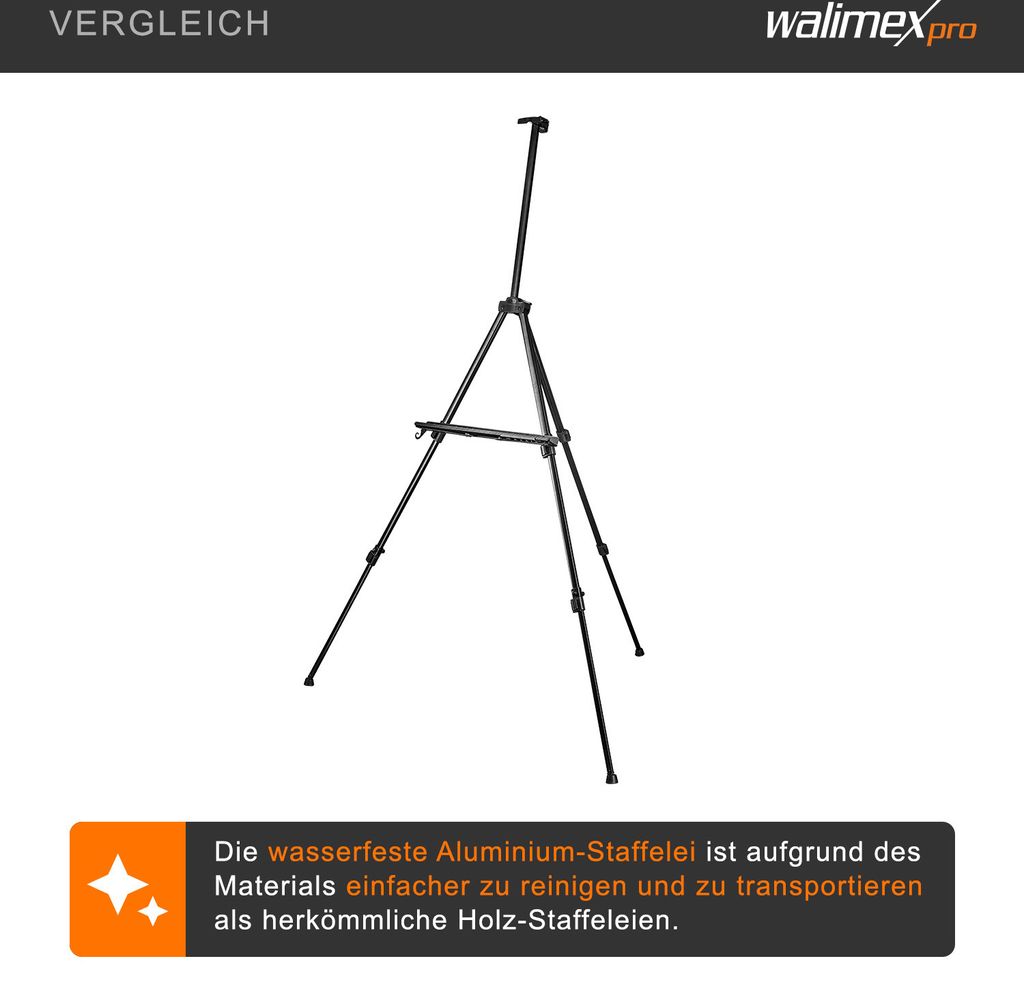 Walimex pro Hliníkové studiové stojany L 165cm Obrázek produktu 11