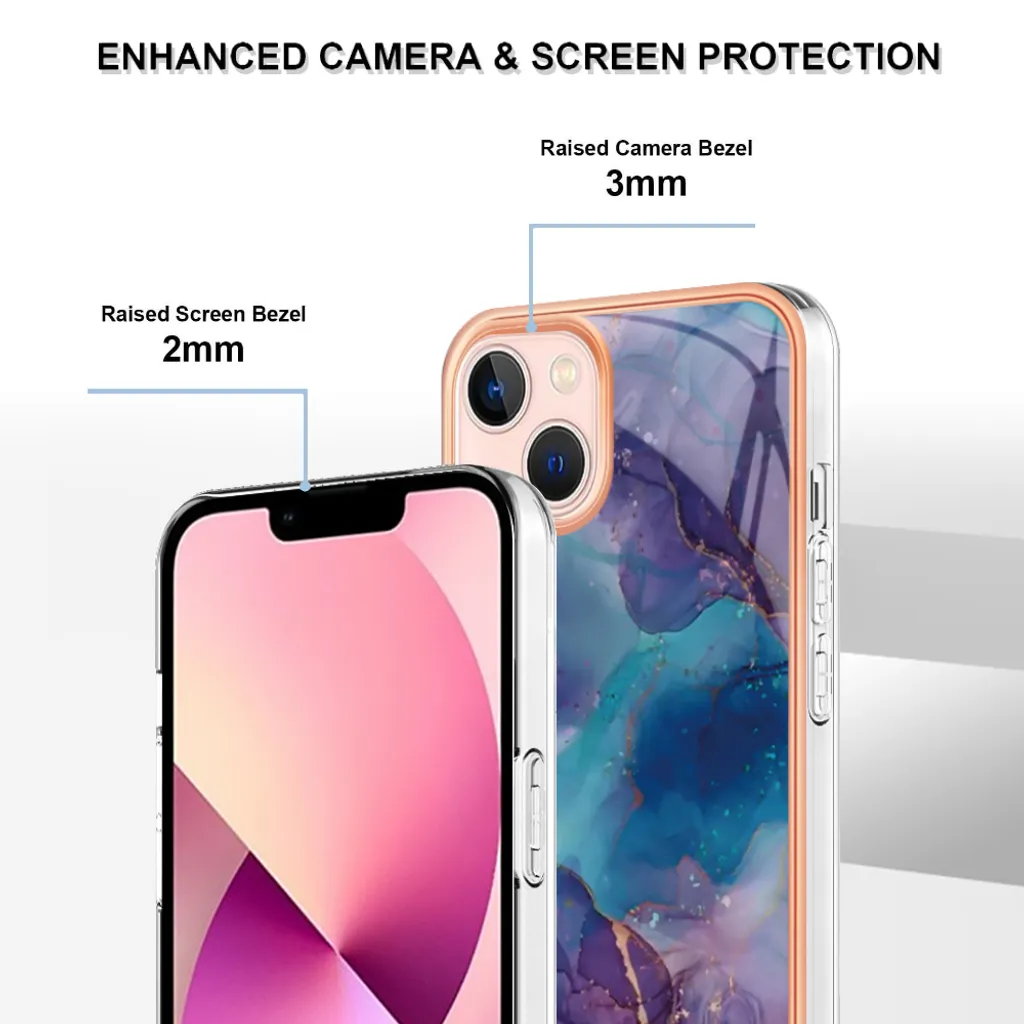 Custodia iPhone 13 Viola Antiurto - Cover Morbida in Silicone per Bambini - 4