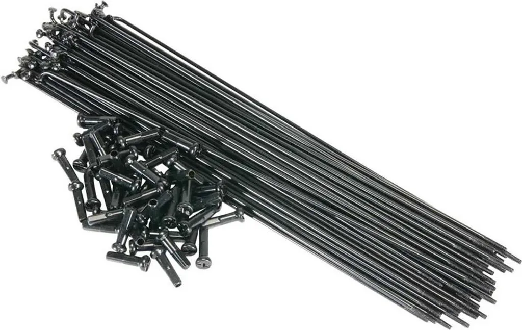 Rayons de vélo BMX Saltbmx 162 mm coloris argent vendus par lot de 40