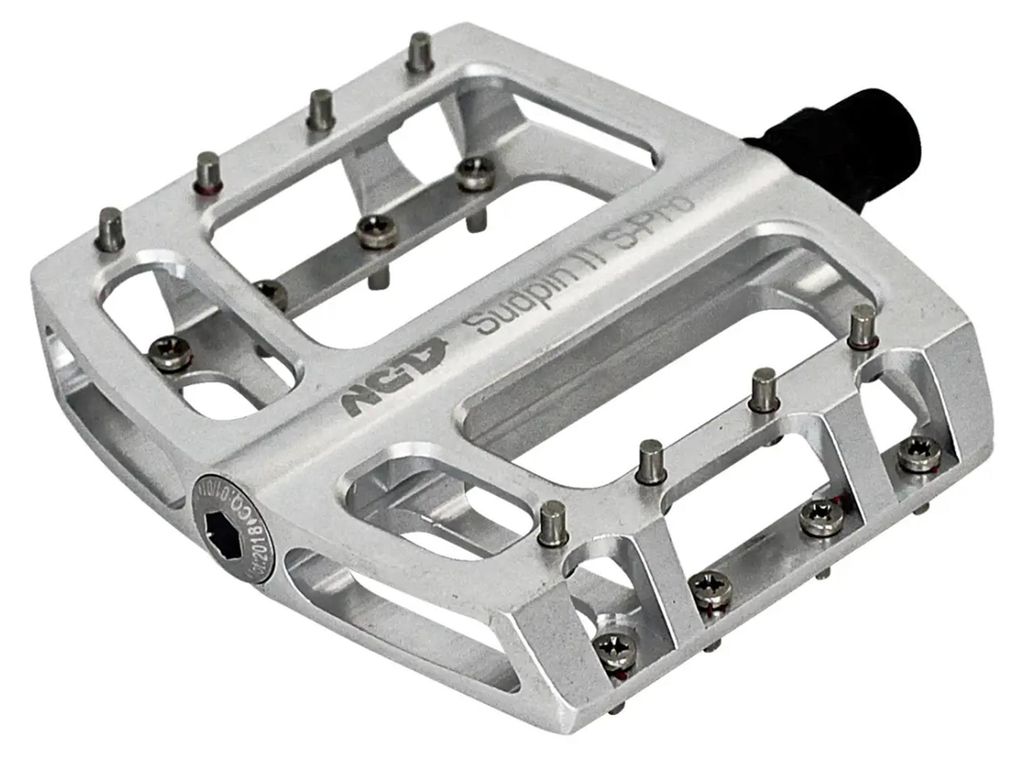 NC-17 Plattformpedal Sudpin II S-Pro CNC, Alu, Präzisionslager : Farbe - Silber Farbe: Silber