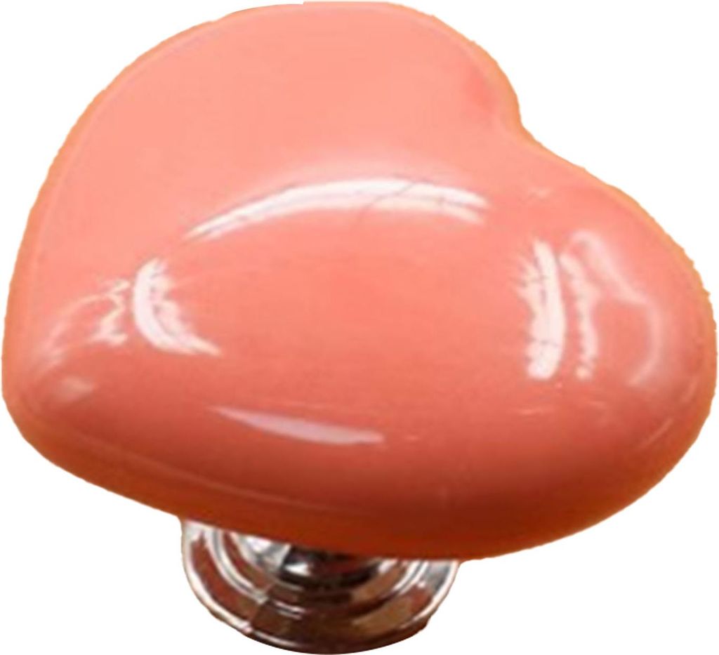 Toilette Taste Pusher Herzform Presse Helfer Tank Flusher Top Push Topper für Frauen lange Nagel Rosa