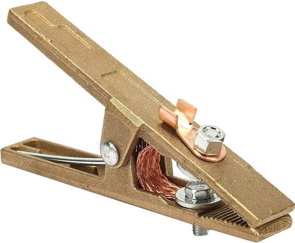 A-förmige Erdungsklemme aus Messing für Schweißgeräte verschiedener Art