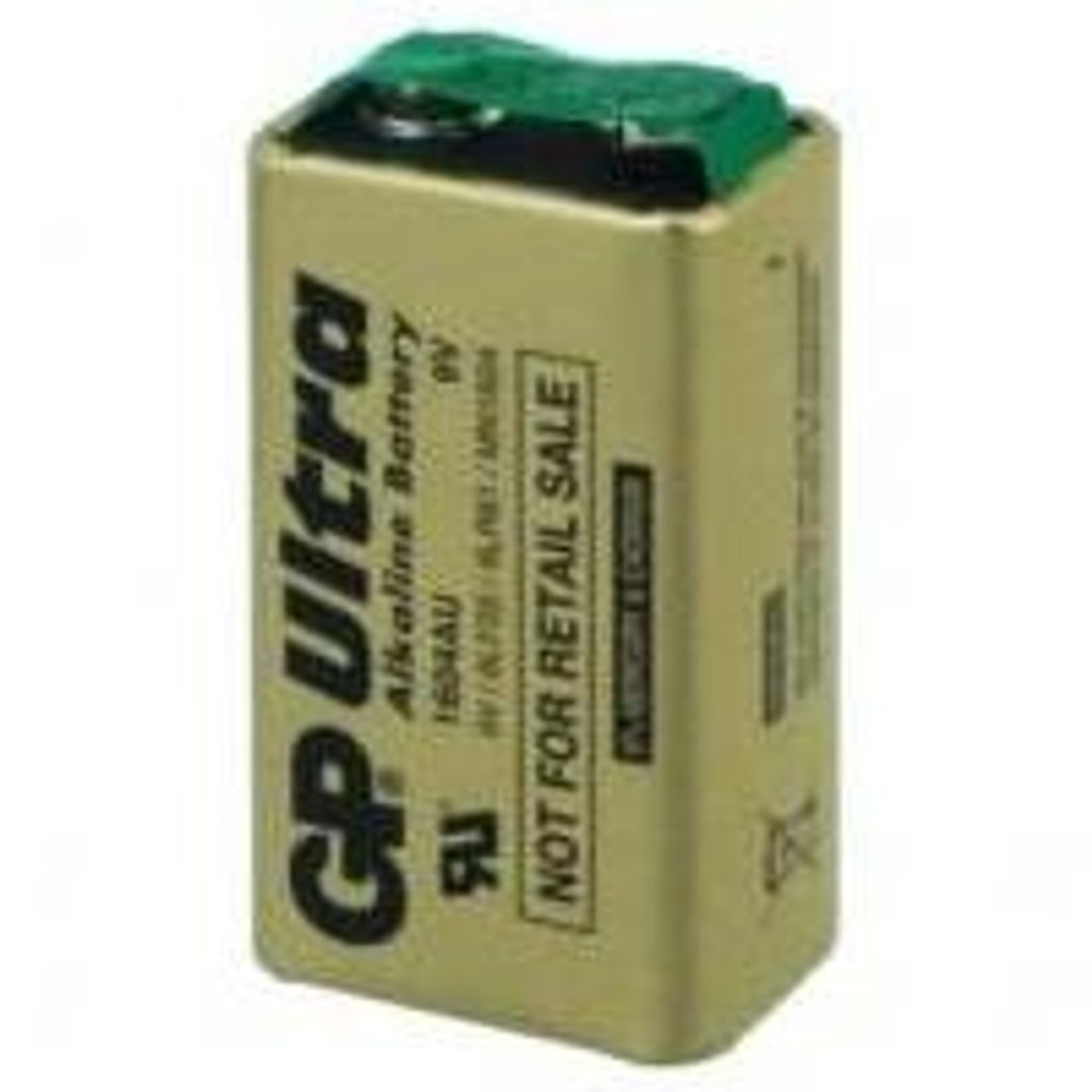Batteria 6LR61 GP Ultra Industrial MN1604 6LF22 9V S1 Immagine del prodotto 