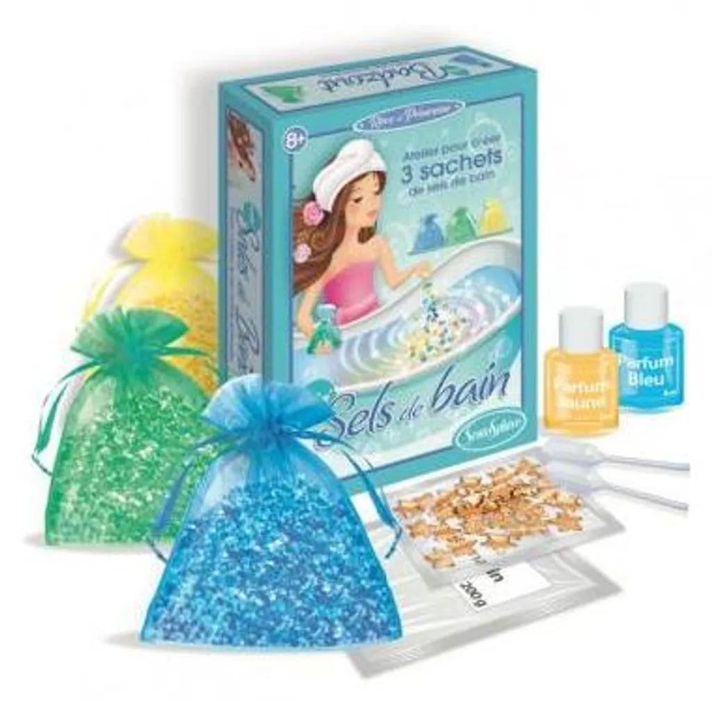 Mini Kit Sels de Bain Colorés - Coffret Sensoriel Educatif Sentosphère - 2