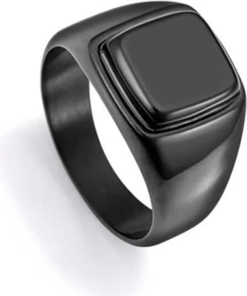 Regalo Uomo: Anello Viceroy 75375A02210 22 Nero Acciaio Originale