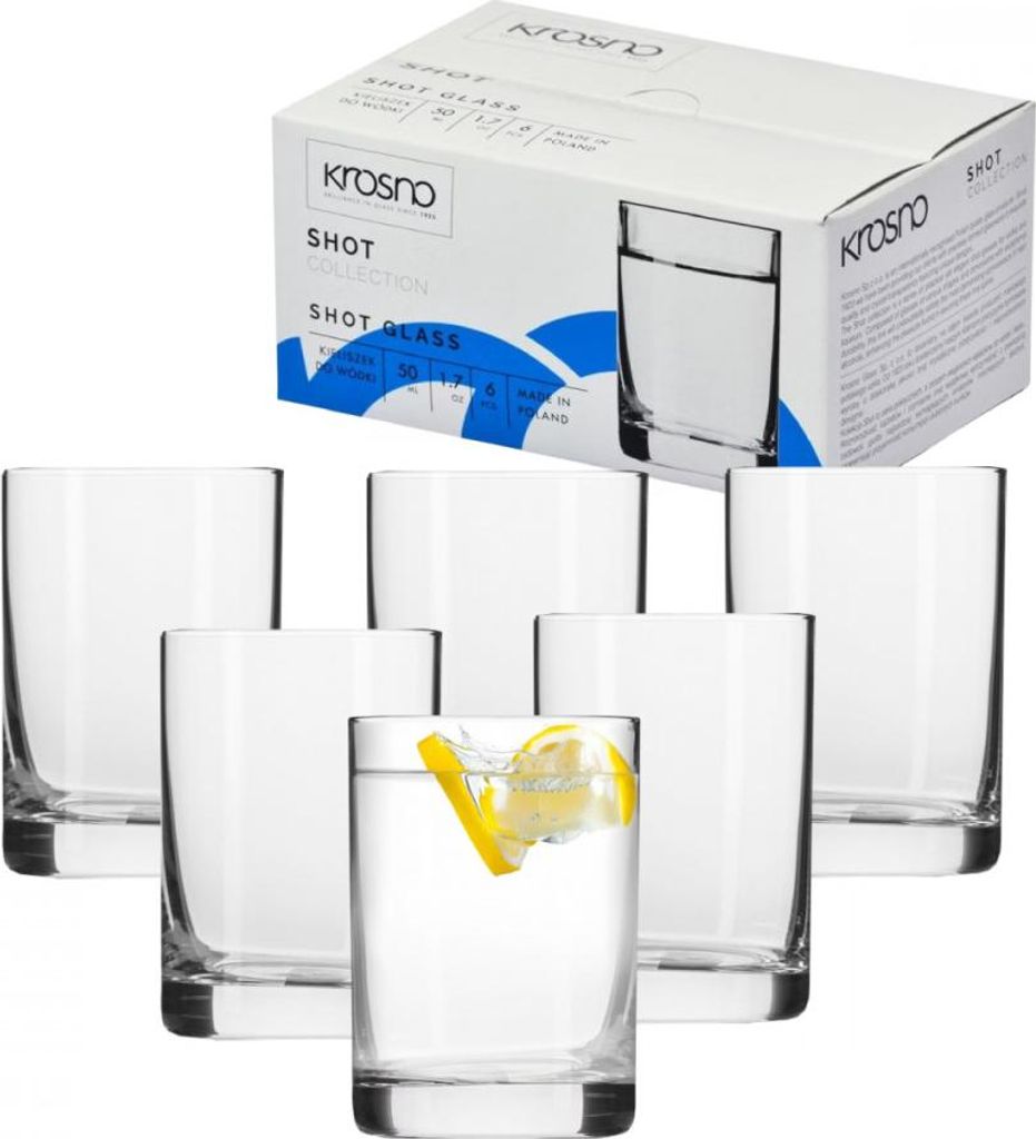Komplet 6 kieliszków do wódki Shot 50 ml Zdjęcie produktu 
