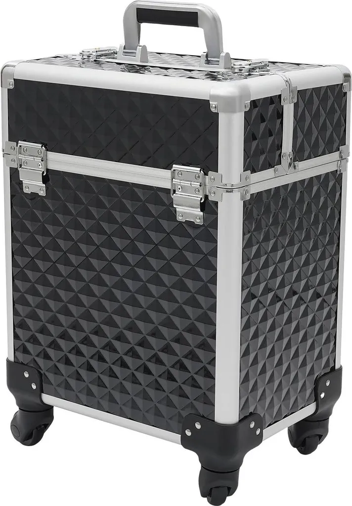Valise de transport pour maquilleuse et prothésiste ongulaire mobile