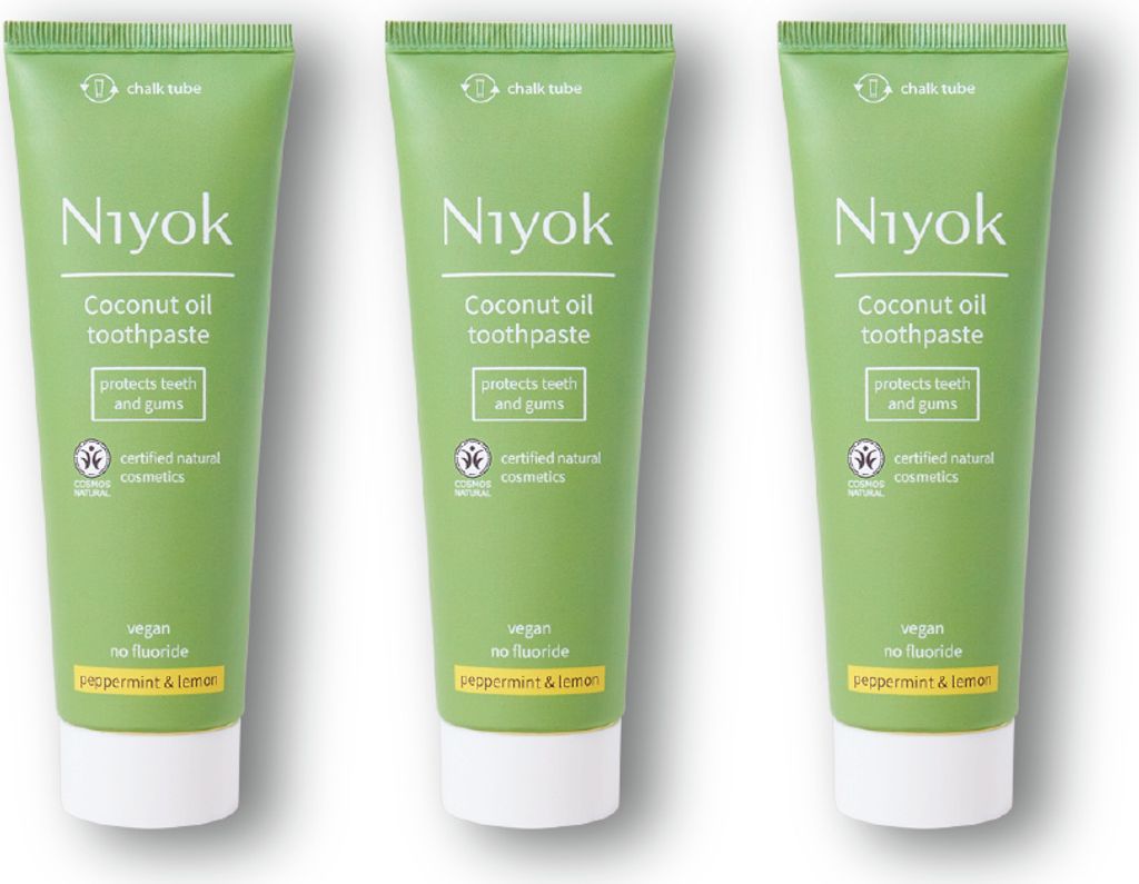 Kokosnussöl Zahnpasta | Niyok | Pfefferminze & Zitrone