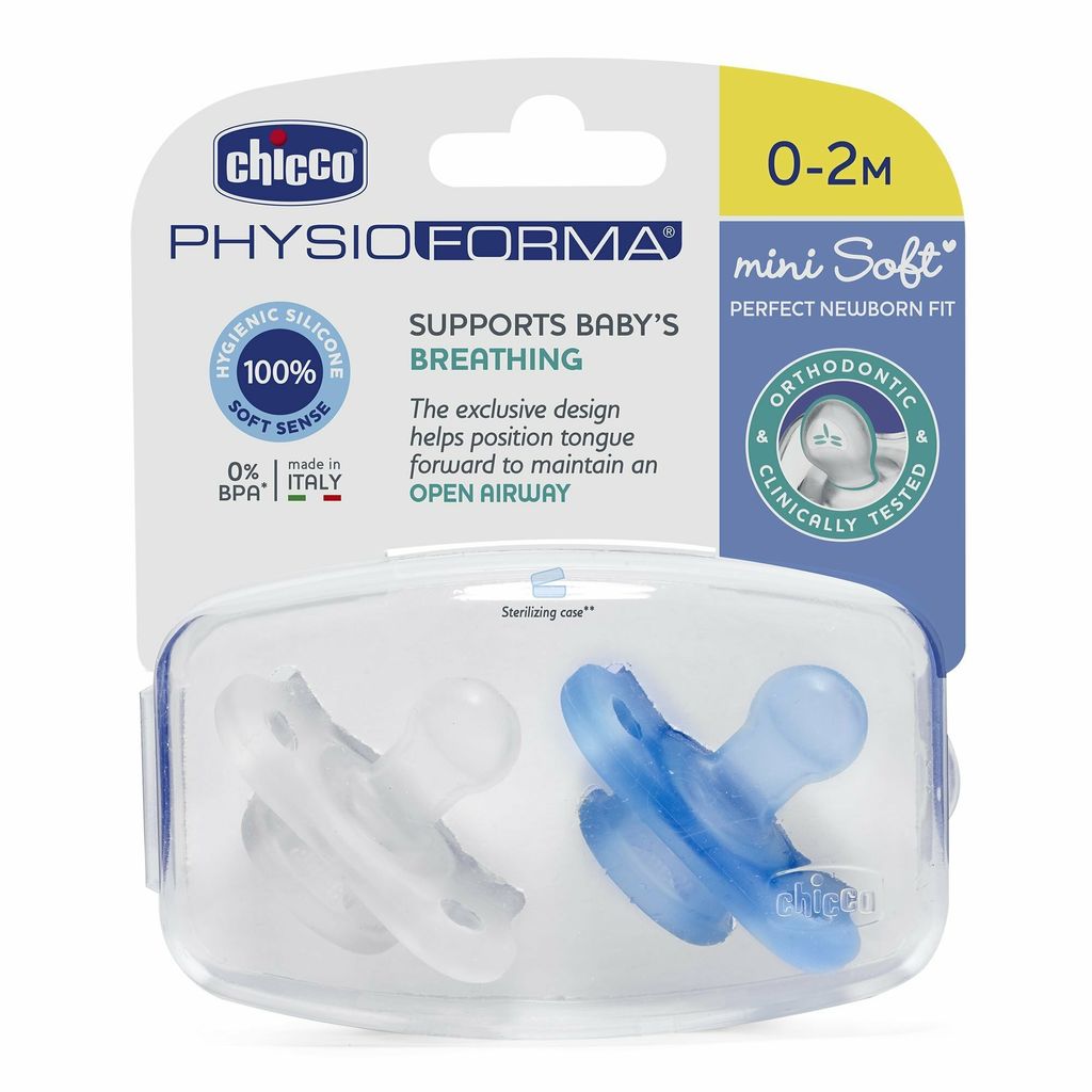 Chicco PhysioForma Mini Soft, Ultraweicher Schnuller, Produktbild 