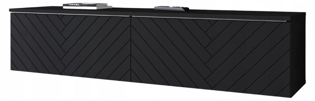 Lowboard APOLLO II RTV skříňka 140 Cm, police pod TV, Obrázek produktu 