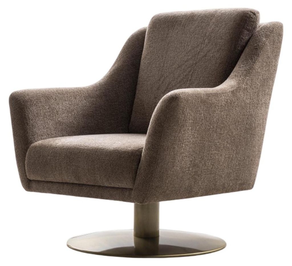 Eleganter Drehsessel Designer Arbeitszimmer Sessel Polstersessel