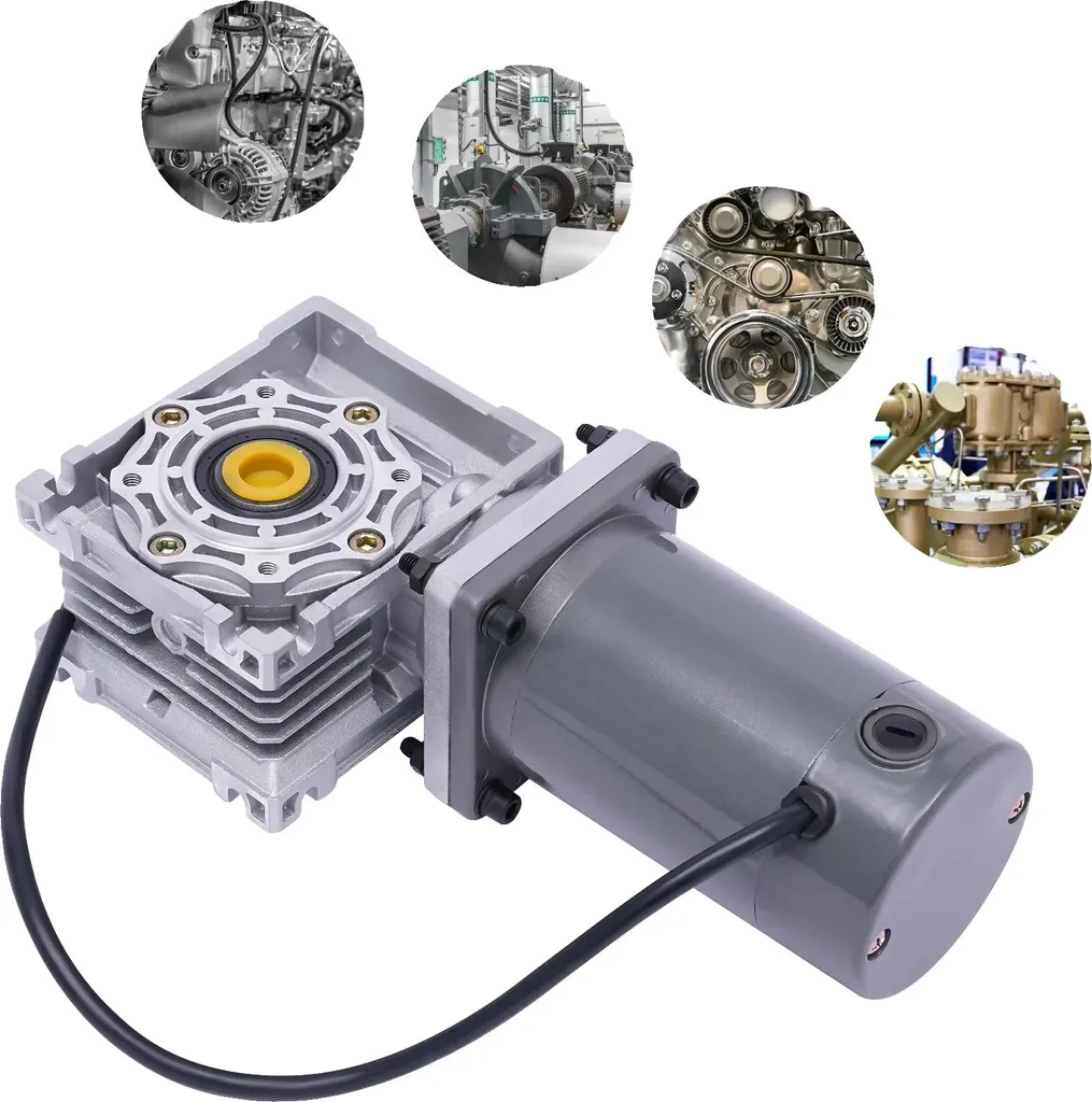 Moteur vis sans fin 12V autobloquant anti-retour mécanique