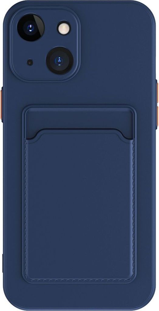 König Design Hülle kompatibel mit Apple iPhone 15 Plus Kunststoff Soft Handyhülle - Handy Case Dunkelblau