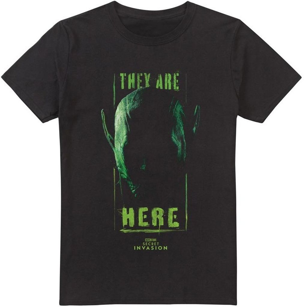 Marvel - "Secret Invasion" T-Shirt für Herren TV4004 (S) (Schwarz)