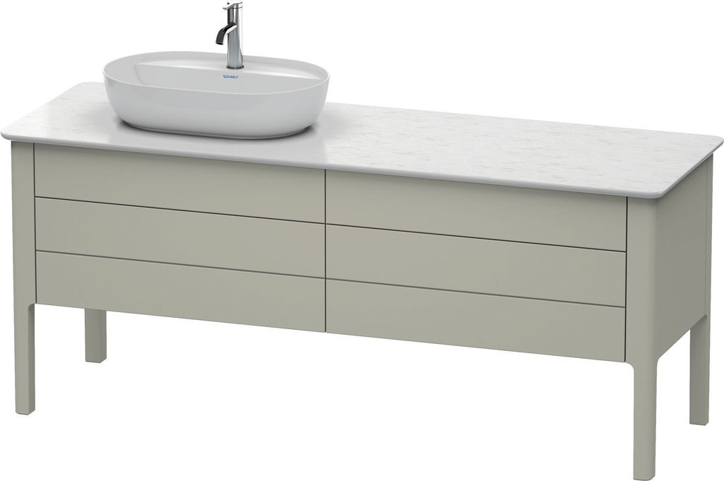 Duravit Luv Waschtischunterbau stehend, 1733 x 570 mm, 2 Schubkästen, 2 Auszüge, LU9568L6060