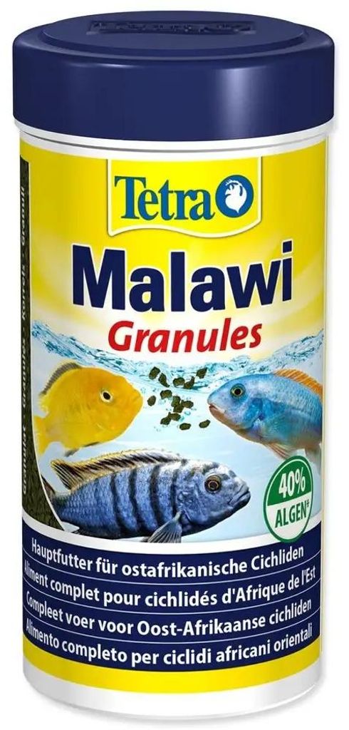 Fischfutter Aquarium, Tetra Malawi Algen-Granulat Spirulina Produktbild 