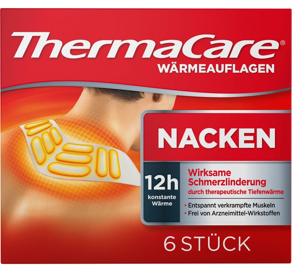 ThermaCare Wärmeauflagen Nacken, 6 St. Pflaster
