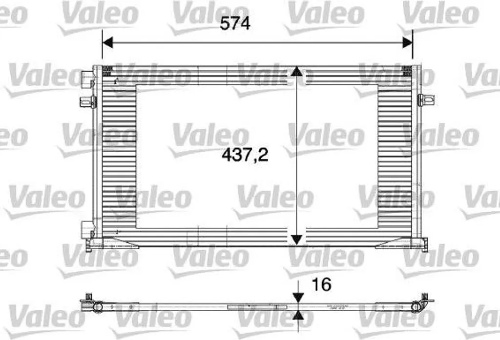 Radiateur de clim pour Renault Trafic et Opel Vivaro - Valeo 817577