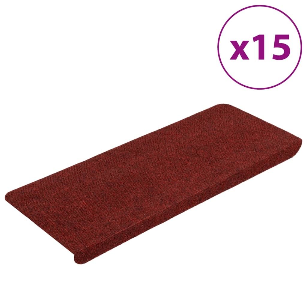 vidaXL Samolepicí podložky na schůdky 15 ks 65x24,5x3,5 cm Obrázek produktu 