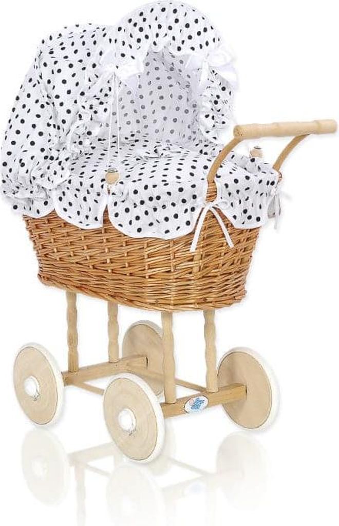 Wicker Doll Court – Spielauto – Ökologisches Buchenholz, Gummi, mit Docksängen