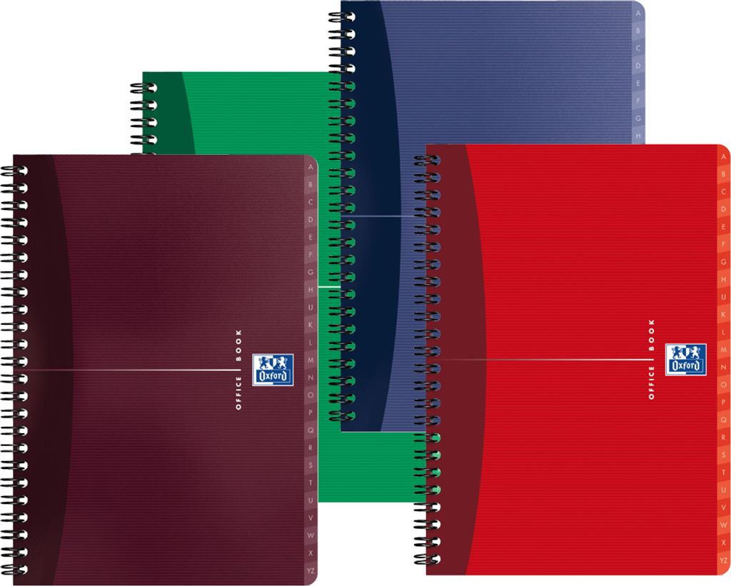 Oxford Office Registerbuch DIN A5 liniert Karton zufällige Produktbild 
