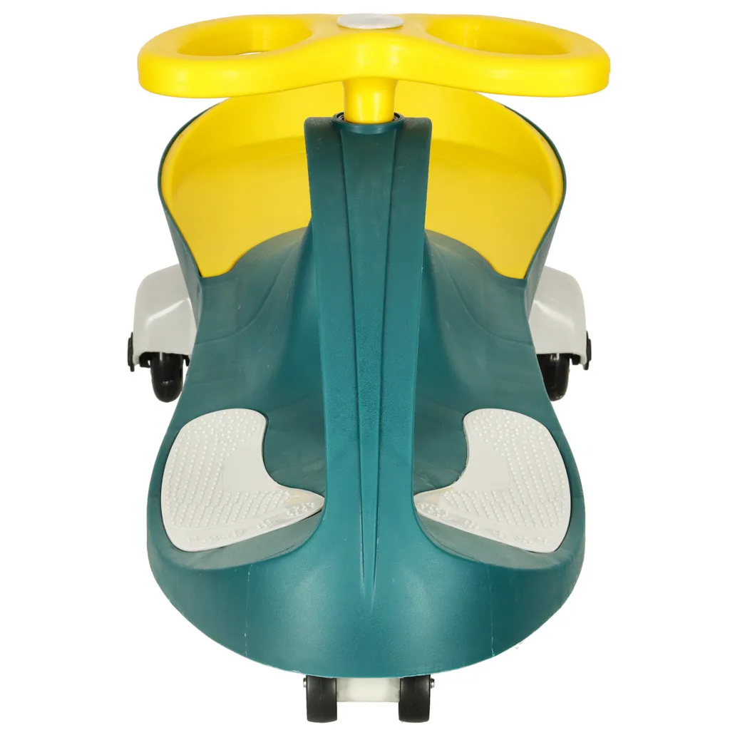Roues lumineuses Gravity Ride LED vert jaune pour roller et trottinette