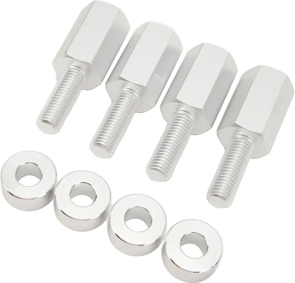 Réhausse de Siège 1.5" Facile à Installer pour Maverick X3 Argenté 4PCS