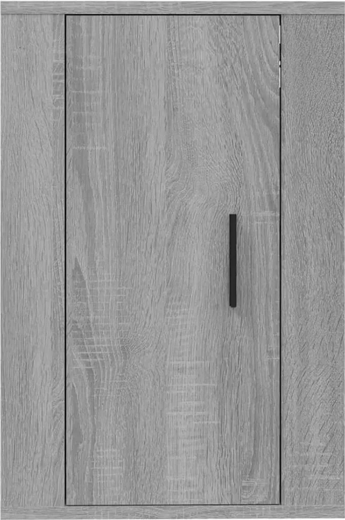 vidaXL Mobili TV a parete 2 pz. Grigio Sonoma 40x34,5x60 cm - Mobile TV a parete - Mobile TV a parete - Mobile TV - Console TV - 7